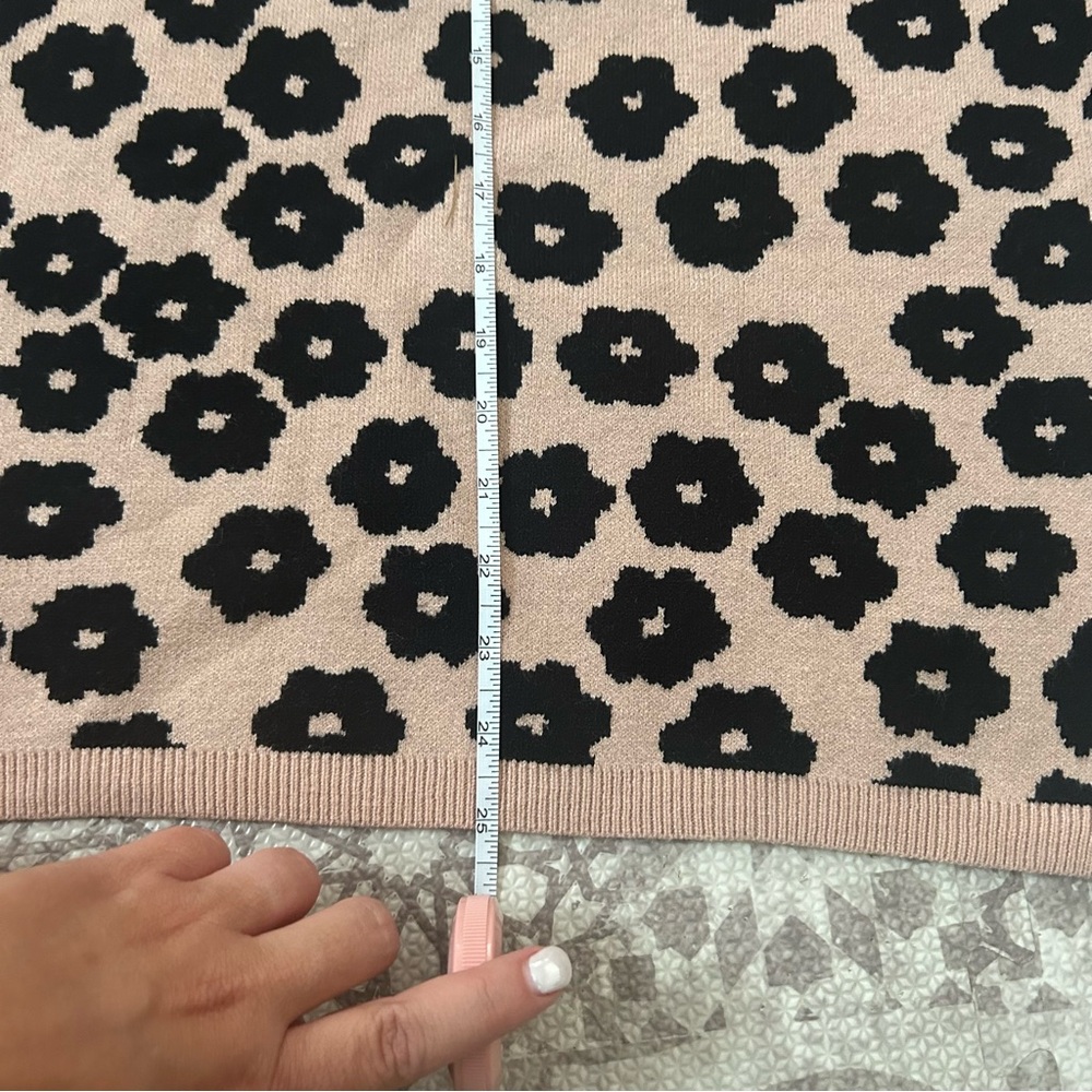 PRETTYGARDEN Women's Knit Floral Print Sweater Crewneck Long Sleeve- Size L - Picture 9 of 11